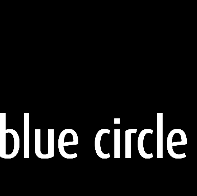 Logo blue circle black